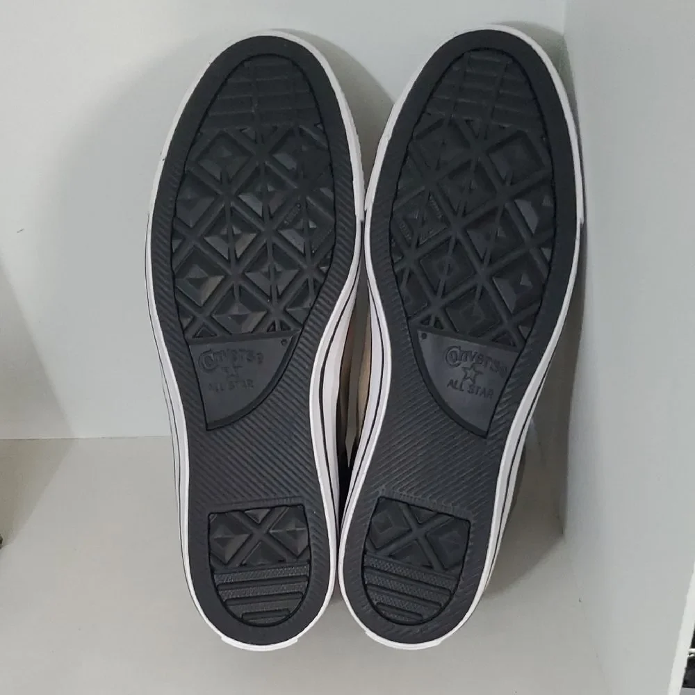 Converse All Star CTAS High Street Mid Unisex Sneakers Black Grey M12/ W14 - Picture 9 of 10